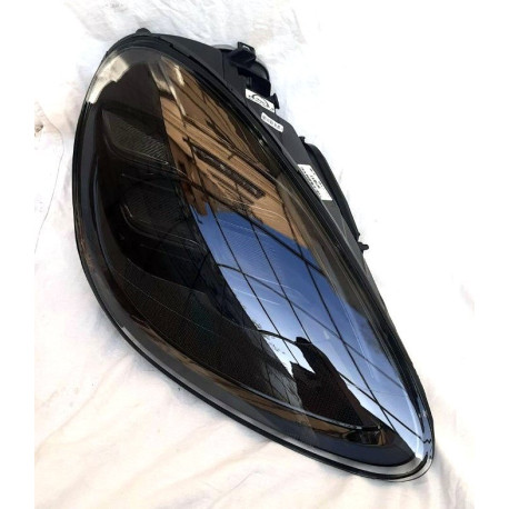 Передня FULL LED-оптика для Porsche Cayenne 958 (2011+) тюнінг 2023+ look чорна SJC