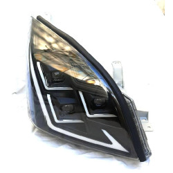 Передняя LED-оптика для Toyota Land Cruiser Prado 120 (2003-2009) стиль 3 линзы
