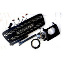 Передня Full LED-оптика та решітка радіатора для Toyota Land Cruiser LC100 (2003+) стиль 3D