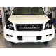 Передняя LED-оптика с решеткой радиатора для Toyota Land Cruiser Prado 120 (2003–2009)