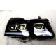 Lexus LX470 1998+ передня оптика Full LED чорна RP