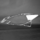 Пластиковое стекло фары Mazda 6 (GH) 2007-2013 Halogen правое (пассажирское)