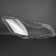 Пластиковое стекло фары Mercedes-Benz S-Class (W221) 2009-2013 левое (водительское)